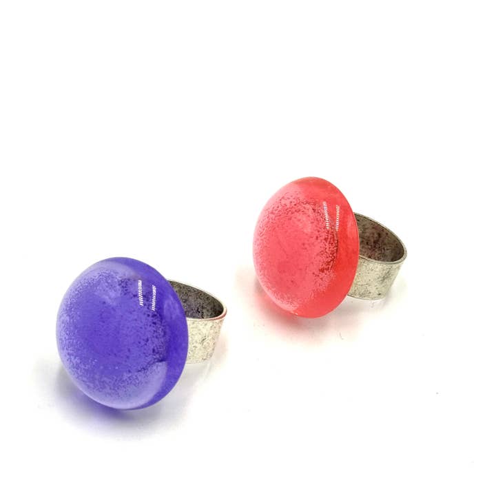 Lollipop Lucite Cocktail Ring for wholesale by Leetie Lovendale