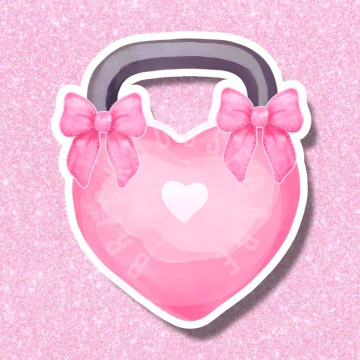 Autocollants Fitness & Cœur pour gobelets, voiture, ordinateur portable, mur pour la vente par Brickhouse Babe LLC