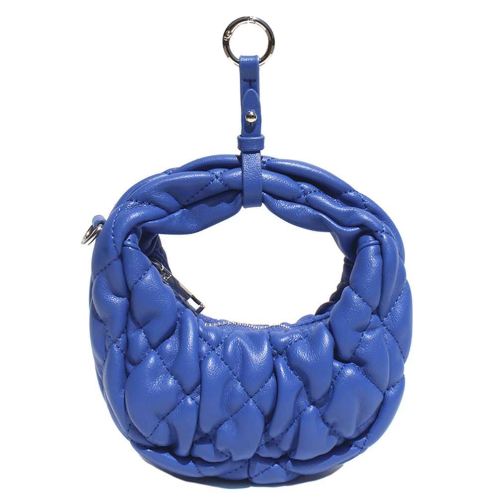 anbfashion - Wholesale Keychain - Unisex - QUILTED CUSHION DESIGN ZIPPER COIN PURSE BAG CHARM 691