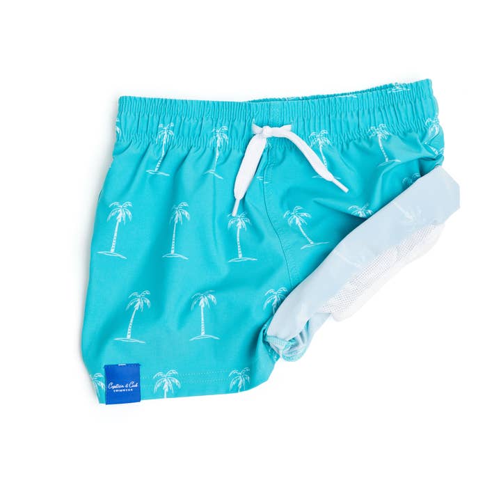 Captain and Cub - Wholesale Swim Shorts - Kids - Baby & Toddler Boy Palms Swim Trunks3