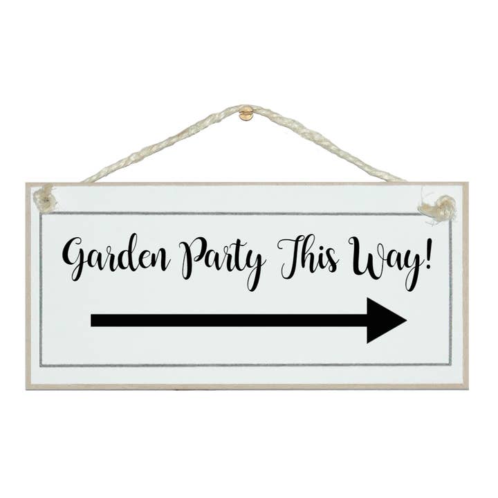 Havefest på denne måde Hjemmeskilte for engroshandel hos Crafty Clara