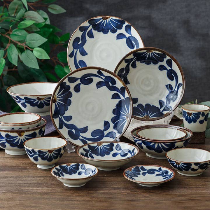 MinoCraft - Wholesale Dinnerware Set - Japanese tableware with Karakusa pattern12