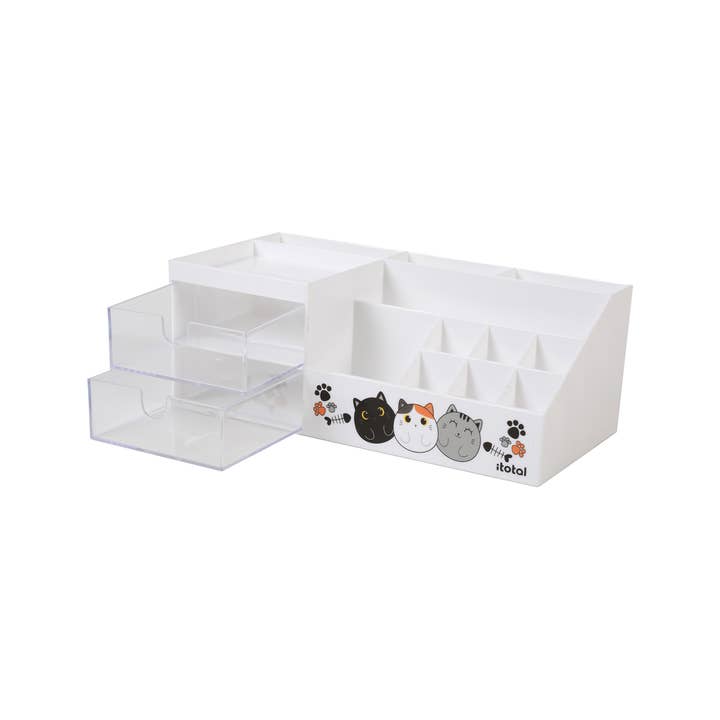 Desk Organizer CAT for wholesale by I-Total, I-Drink