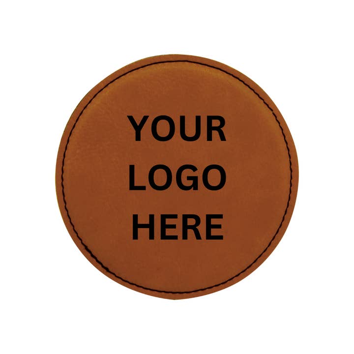 Custom Laser Engraved Leatherette Coasters – 4" Round and other Purchase Wholesale custom drink coasters. Free Returns & Net 60 Terms on Faire trending on Faire.