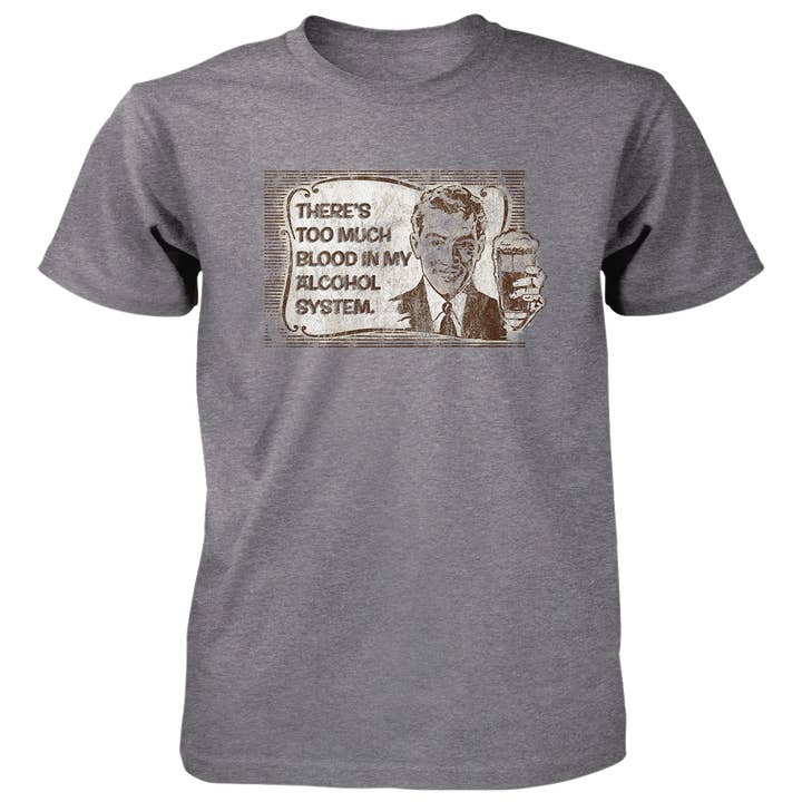 Sistema de Alcohol - Camiseta de Algodón de 4.5 oz para venta al por mayor de Jester Clothing Company