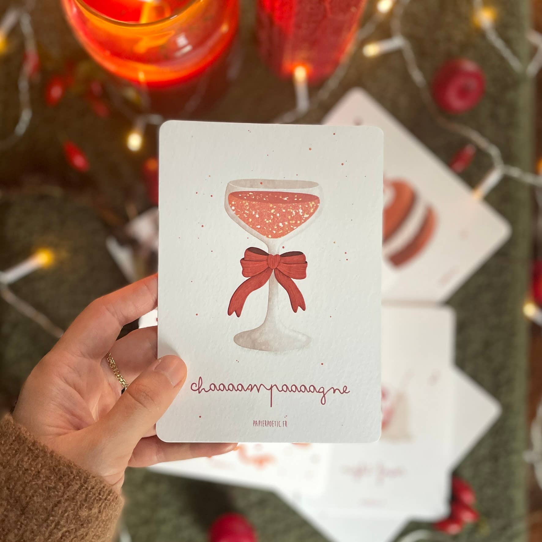 Papier Poetic - Wholesale Postcard - Postcard / Card "Glitter Cup"1