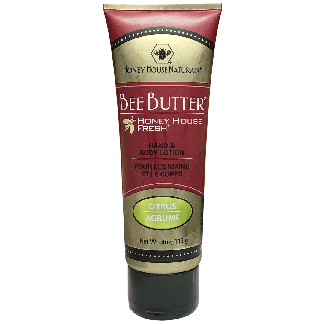 Honey House Naturals - Wholesale Body Balm/Butter - Bee Butter Cream TUBE - Set of 24 - 3 FREE Testers1