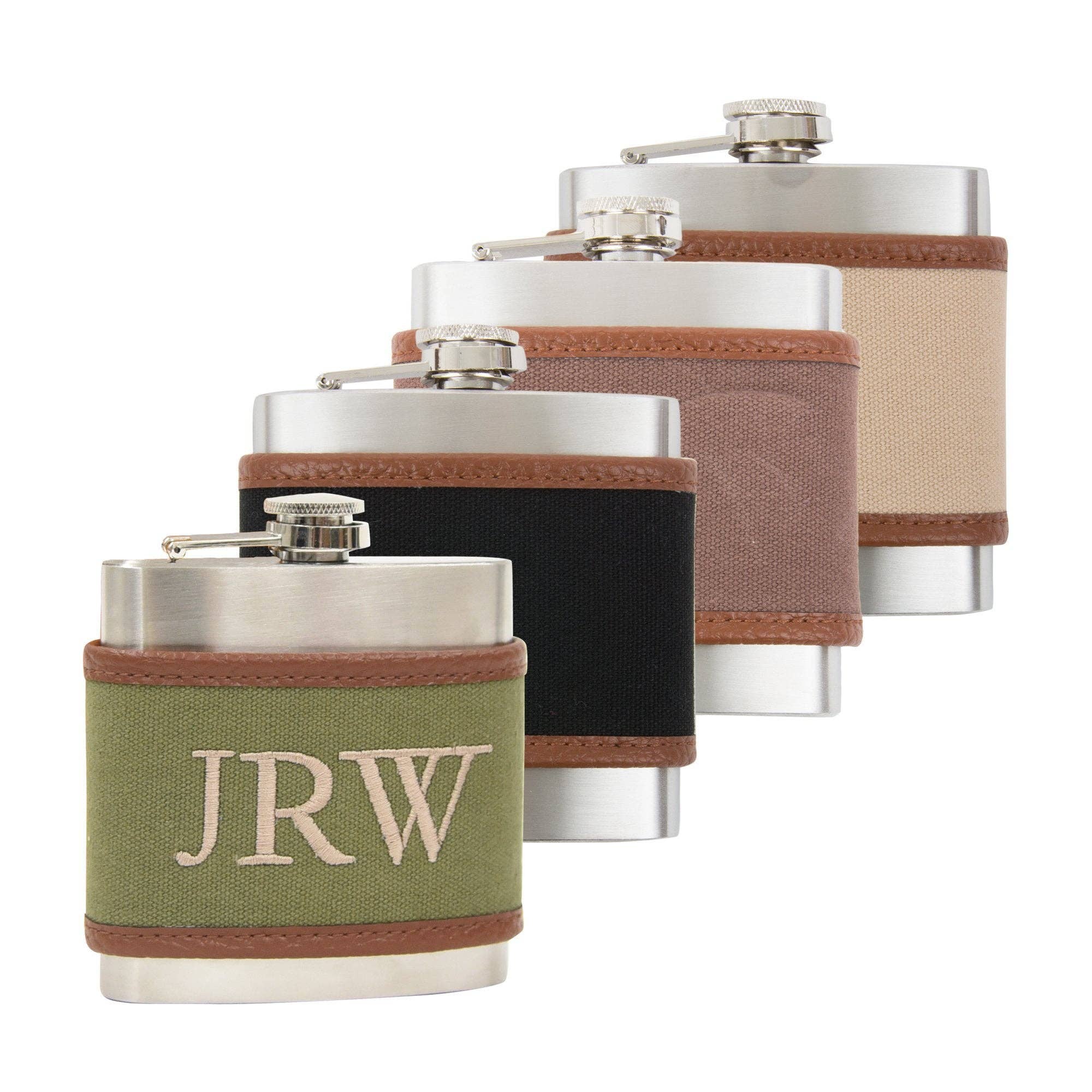 Mainstreet Collection - Wholesale Flask - Men's Canvas Flask4
