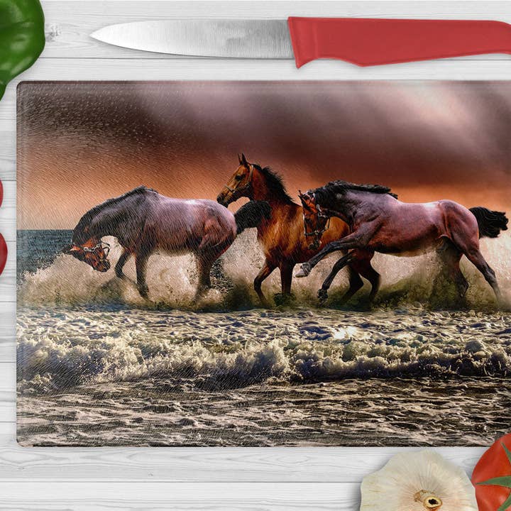 Horse Cutting Board for wholesale by Traci's Fun Creations