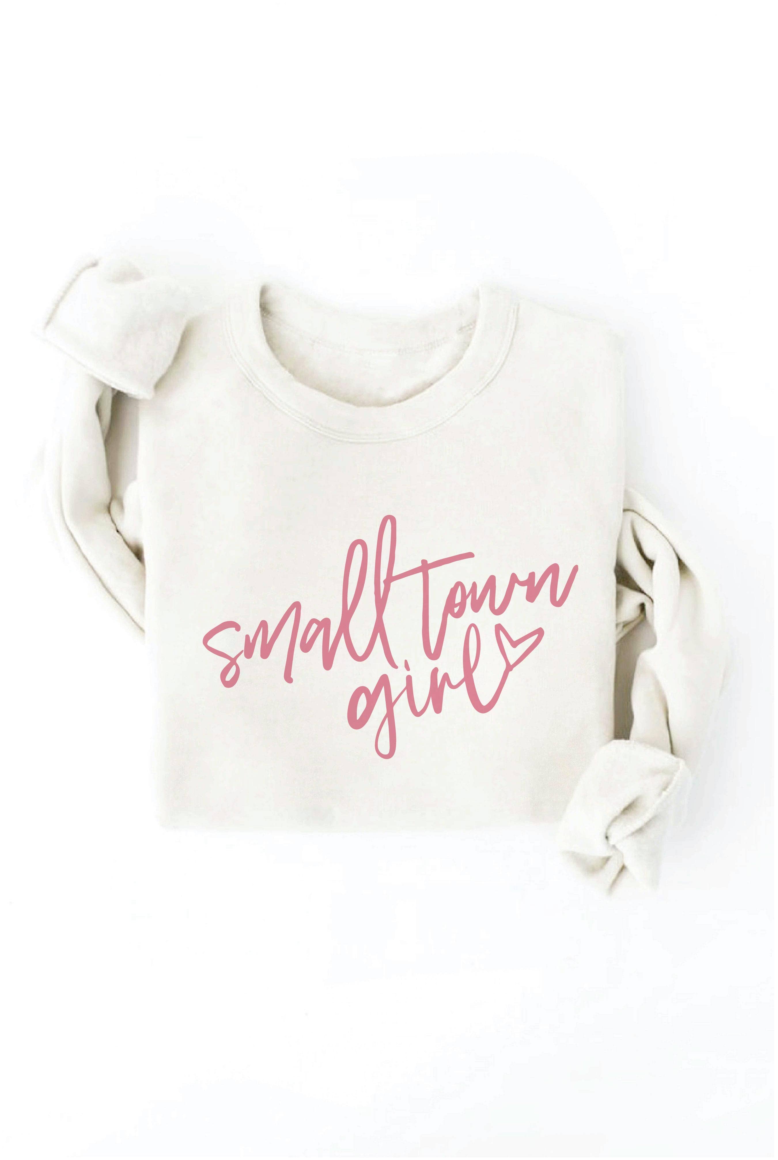 OAT COLLECTIVE - Wholesale Graphic Sweatshirt - Women's - SMALL TOWN GIRL  Graphic Sweatshirt4
