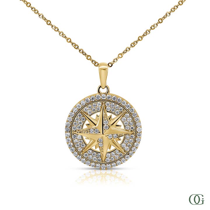 Glowing Star Pendant (0.40 CTW) for wholesale by Orchid Gems Fine Jewelry