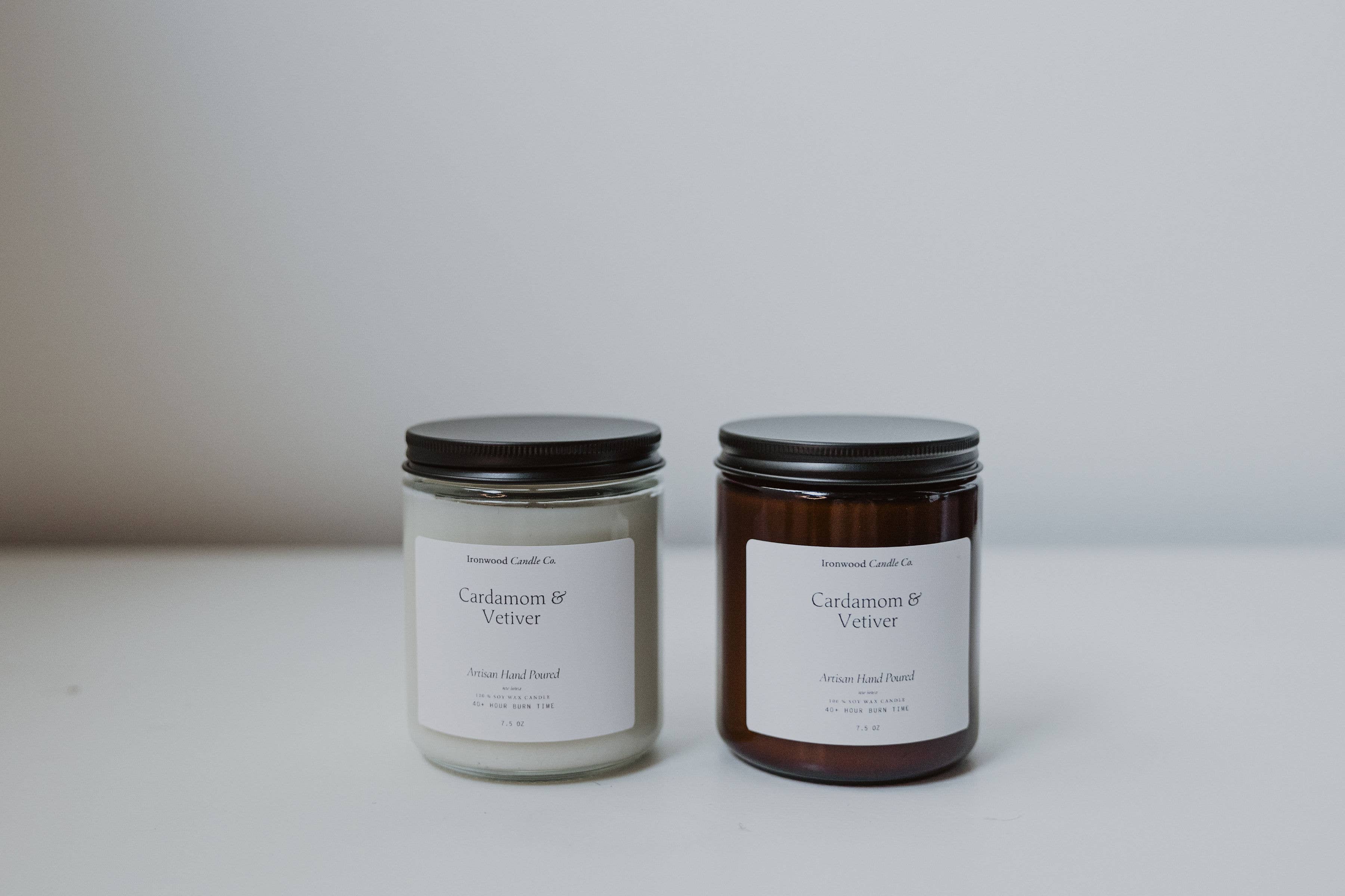 Ironwood Candle Co. - Wholesale Jar/Filled Candle - CARDAMOM & VETIVER SOY CANDLES7