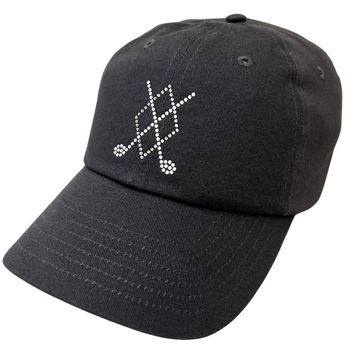 Rachel Cap with Crystal Argyle Golf Clubs for wholesale by dolly mama designs, inc