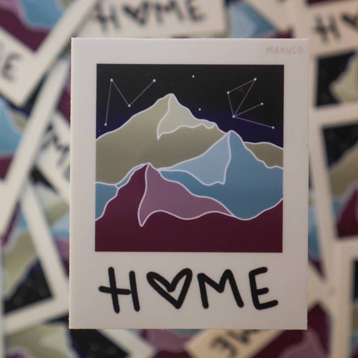 Home - Mountains Polaroid for wholesale by MarvCo