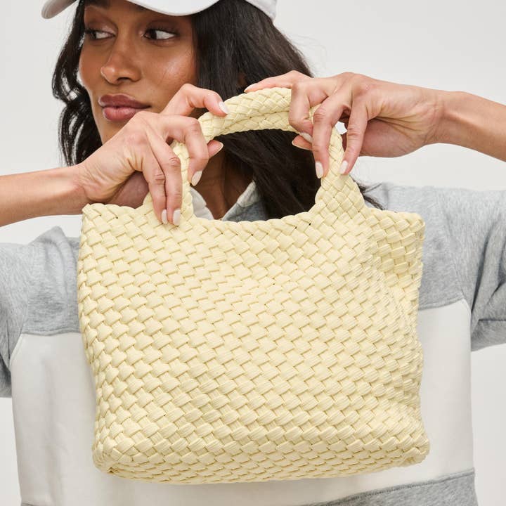 Sol and Selene - Wholesale Crossbody Bag - Women's - Sky's The Limit - Small Laced Up Eco-Edition Crossbody