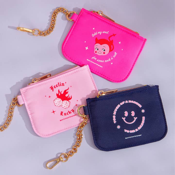 Party Mountain Paper co. - Wholesale Coin Purse - Women's - Baddie & Saddie Coin Purse | Last Chance