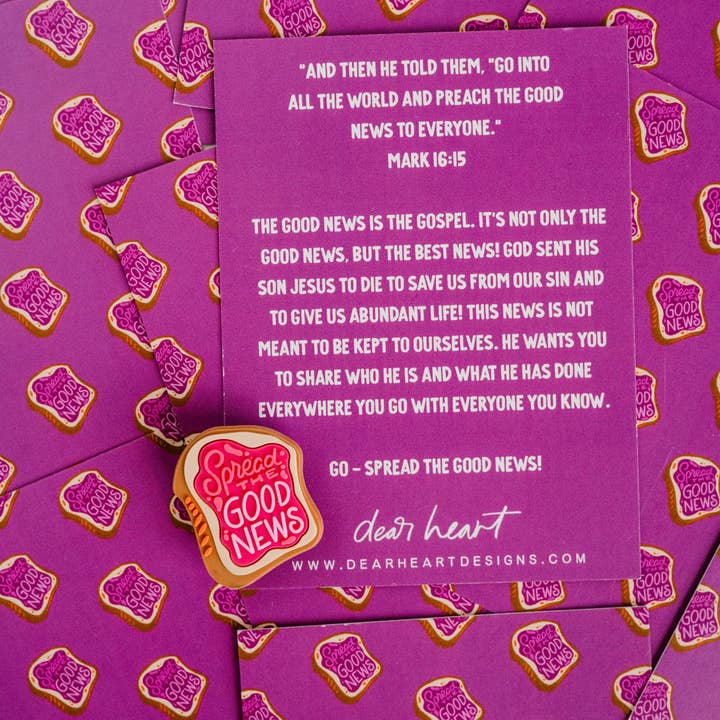 Dear Heart - Wholesale Individuele bedel/hanger - Verspreid het goede nieuws Shoe Charm I Christian Gift 1