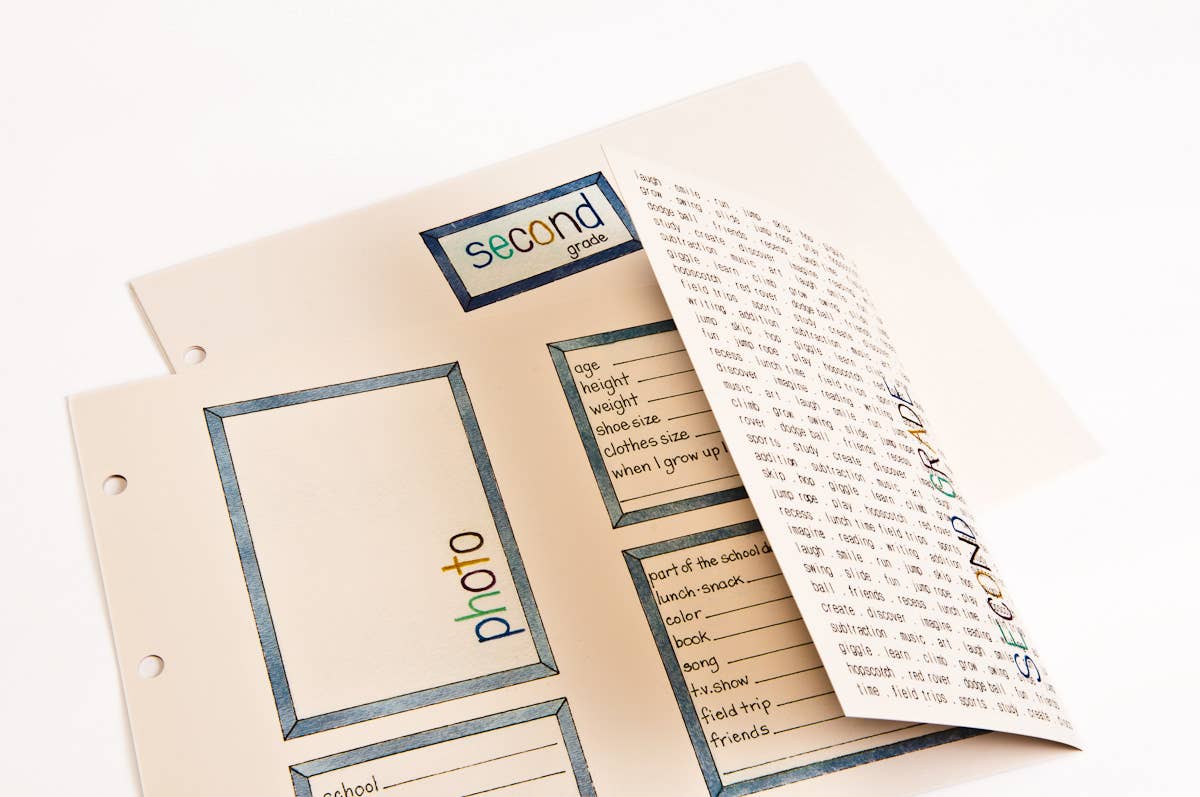 Hugs and Kisses XO – Engroshandel Mindebog - Børn og baby – Skoledage - Skole Memory Book3