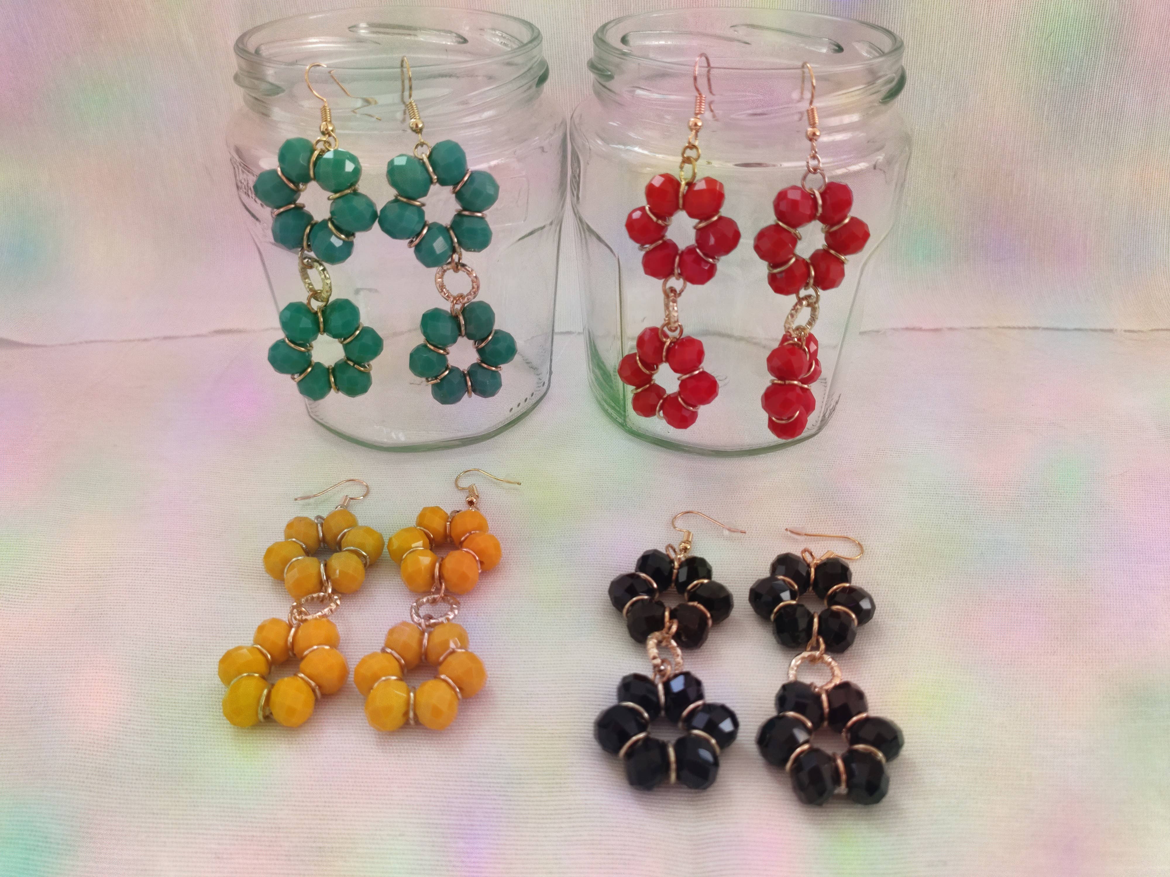 La Casa Della Bigiotteria - Wholesale Jewelry Set - Flower Crystals Set1