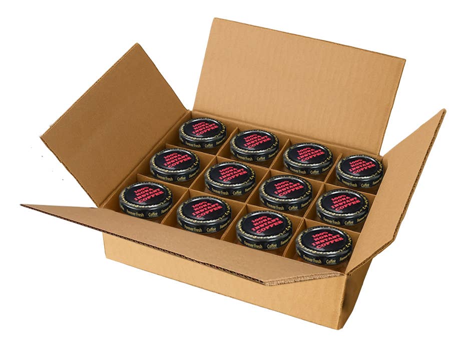 Hula Girl Products - Wholesale Instant Coffee/Espresso - Hula Girl 100% Kona Freeze Dried 1.4oz(40g) Jar – Box of 122