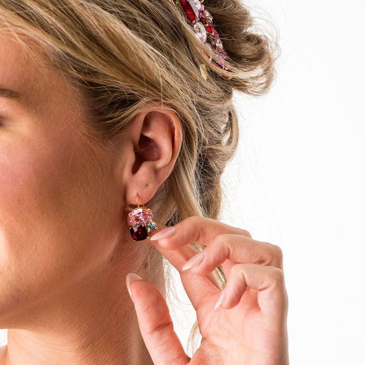 Violet & Brooks - Wholesale Dangle Earrings - Skylar Cluster Drop Earring2