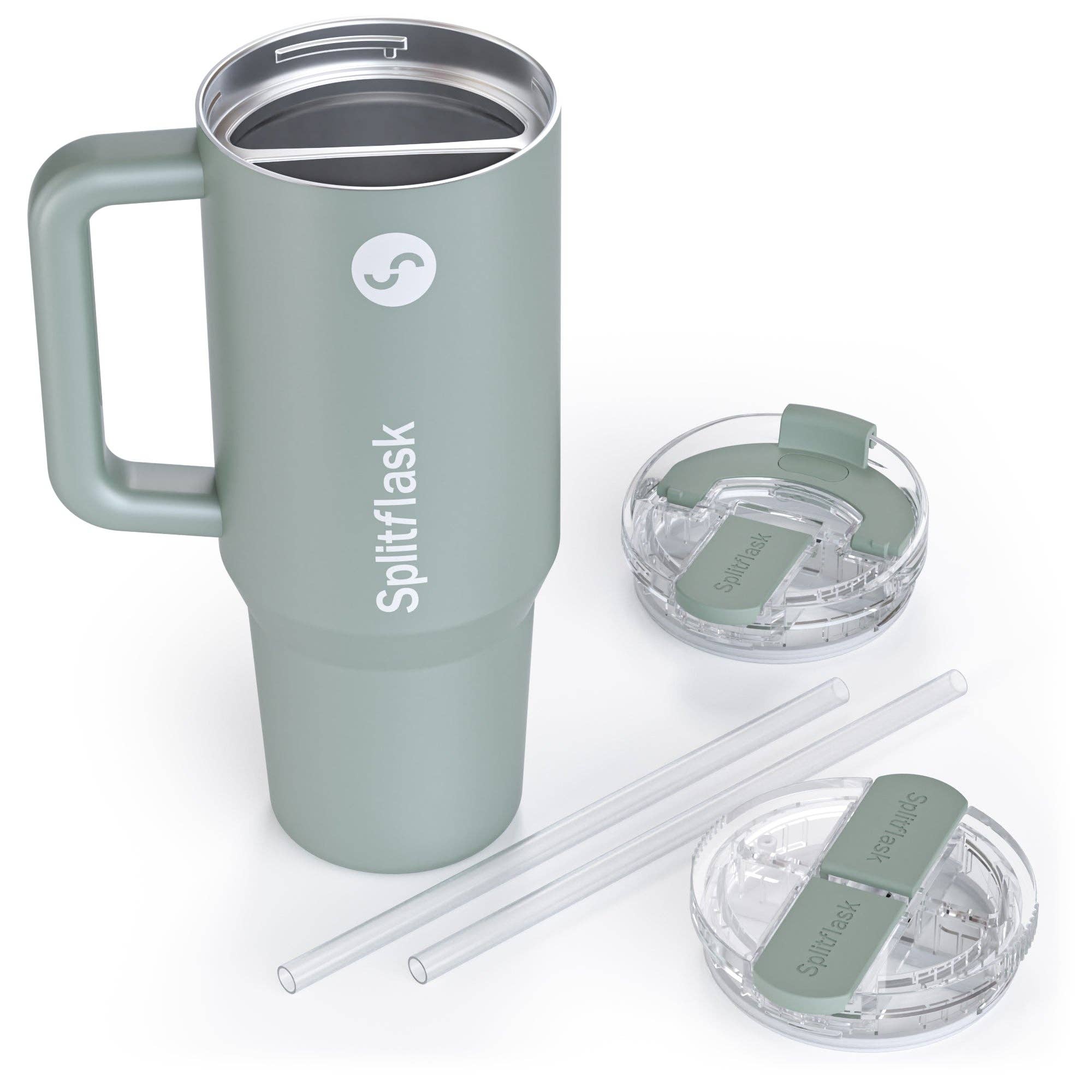 Splitflask - Wholesale Insulated Mug/Tumbler - DUAL CHAMBER 40oz TUMBLER w/ HANDLE (Ships in July)7