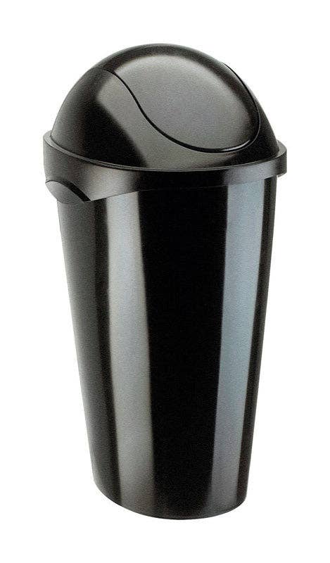 Everyday Supply Co - Wholesale Trashcan/Trash Bin - Umbra 13 Gal Black Swing-Top Trash Can, 3-Pack