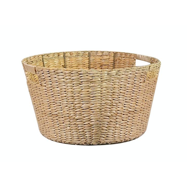 Runder Korb aus Seegras mit Griffen, 40 x 22 cm für den Großhandel von H&H