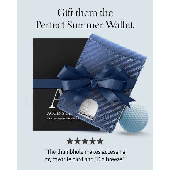 Access Denied Accessories - Wholesale Wallet - Men's - Bifold Wallets For Men Slim Wallet Leather RFID Pull Strap 24