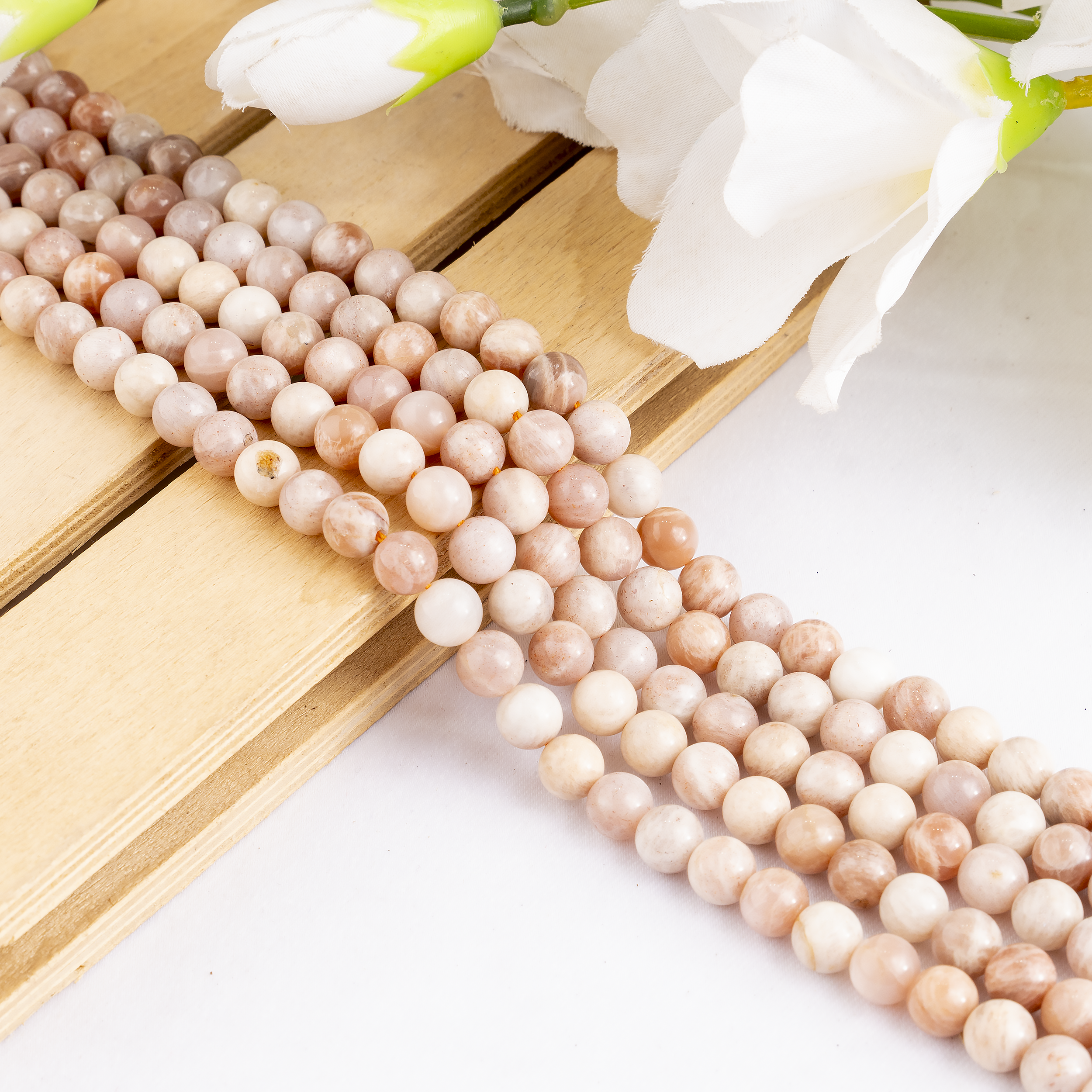 Soothing Crystals Beads - Wholesale Beads - Crystal Jewelry Beads | Moonstone | Healing Gemstone Beads6