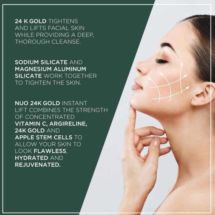 NuOrganic Cosmetics – Hidratante antienvelhecimento por atacado – Creme de Elevação Instantânea 24K Gold Cream4