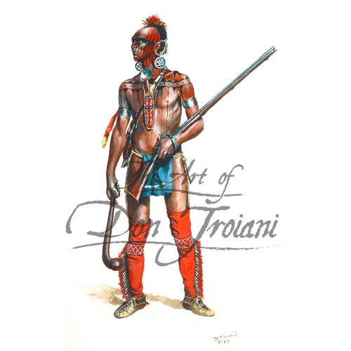 TRW20 - Shawnee Indian Warrior - French & Indian War for wholesale by W.Britain Model Figures