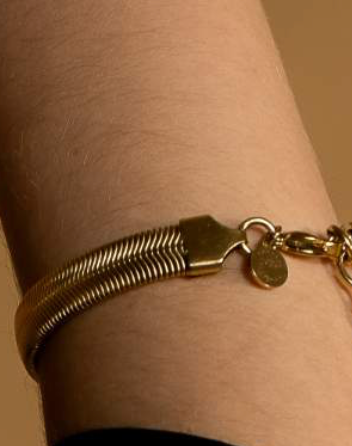 HoopLa – Großhandel Glieder- & Kettenarmband – Schlangenfischgräten-Stahlkettenarmband - Wasserdicht9