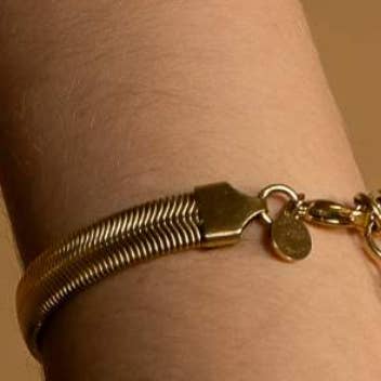 HoopLa - Vendita all'ingrosso Bracciali a catena e a maglie - Bracciale a catena in acciaio a spina di pesce - Impermeabile9