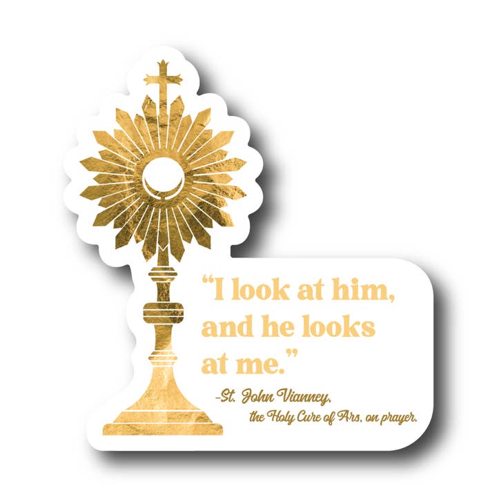 Sock Religious - Wholesale Sticker - I Look at Him, He Looks At Me Sticker