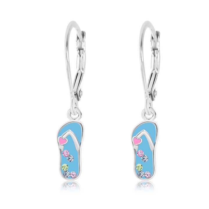 Boucles d'oreilles à levier en tongs sûres pour oreilles sensibles des filles pour la vente par Chanteur