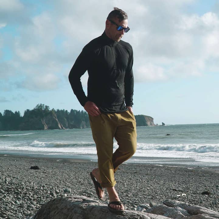 Minus33 Merino Wool - Wholesale T-Shirt - Men's - Microweight Men's Wool 1/4 Zip Woolverino3