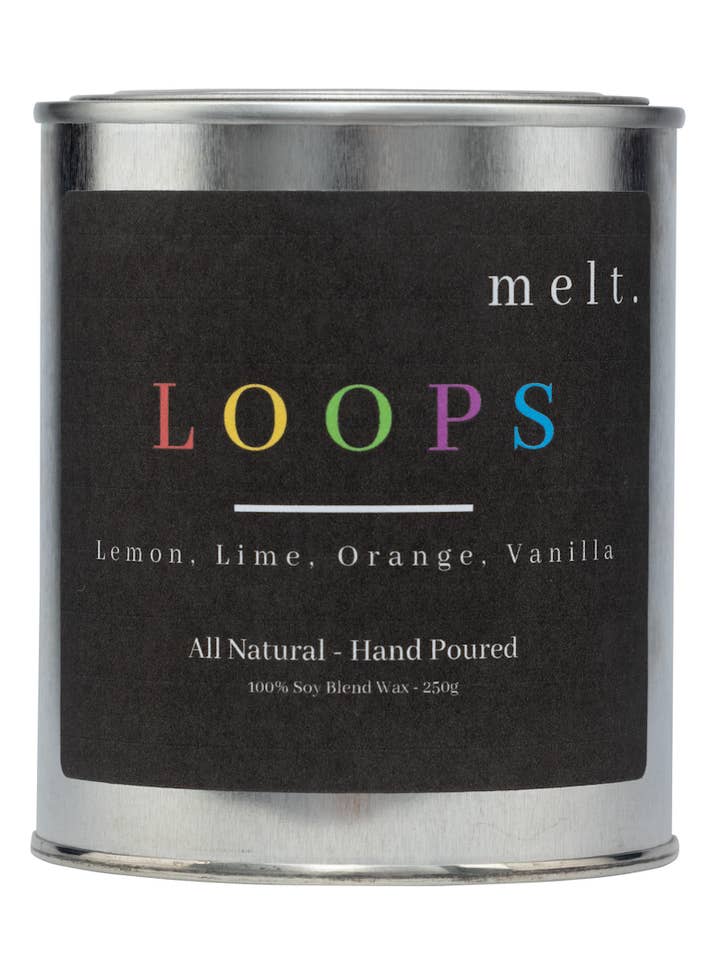 LOOPS by melt. | 16oz Scented Candle | All-Natural Soy Wax for wholesale by melt.