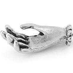 Hand Push Pin, Pin Hooks, Decorative Push Pins, Unique Thumb Tacks, 9 Piece Metal Push Pin Set for wholesale by Norma Jean Designs