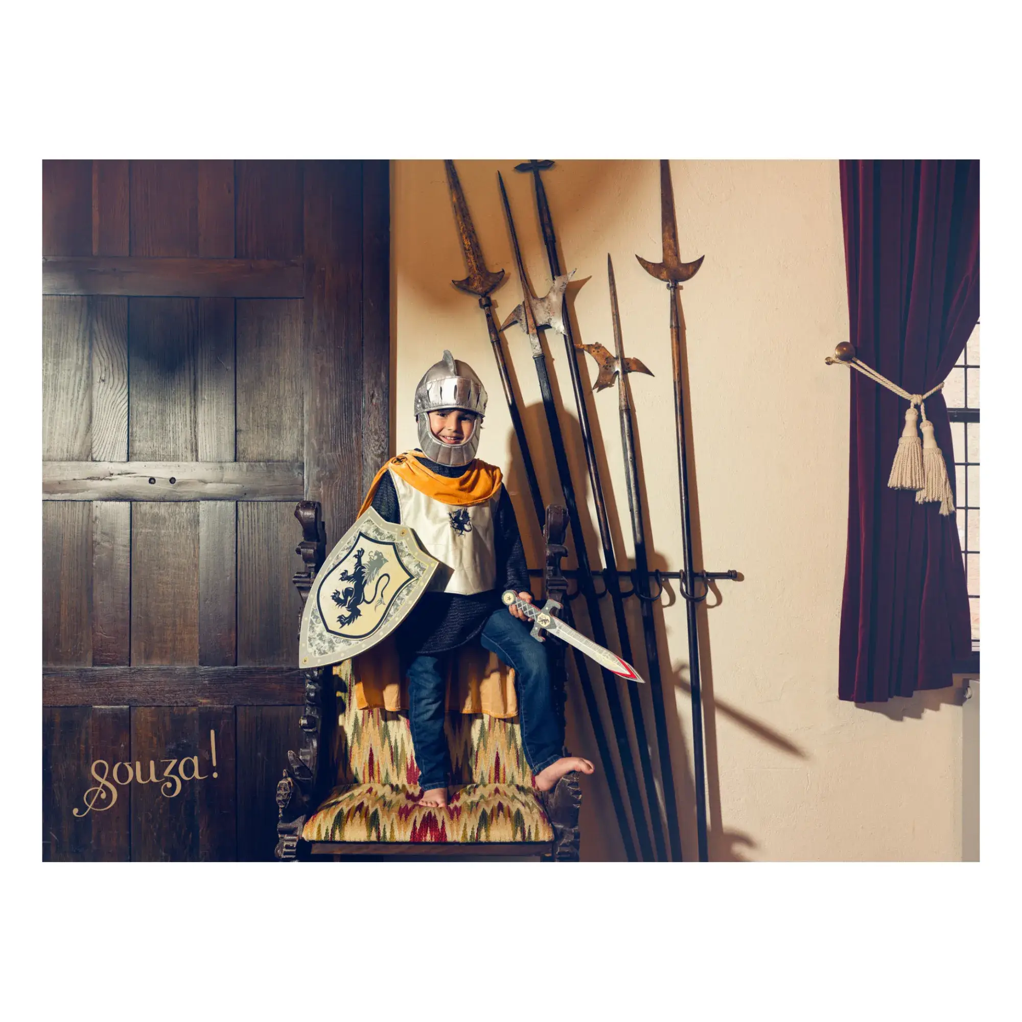 Speedy Monkey - Wholesale Costume - Kids - Ramon Knight Costume for Kids - Carnival & Fest(sz 8-10 yrs)2