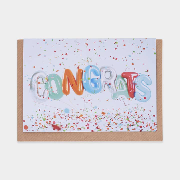 Congrats Greetings Card for wholesale by Evermade