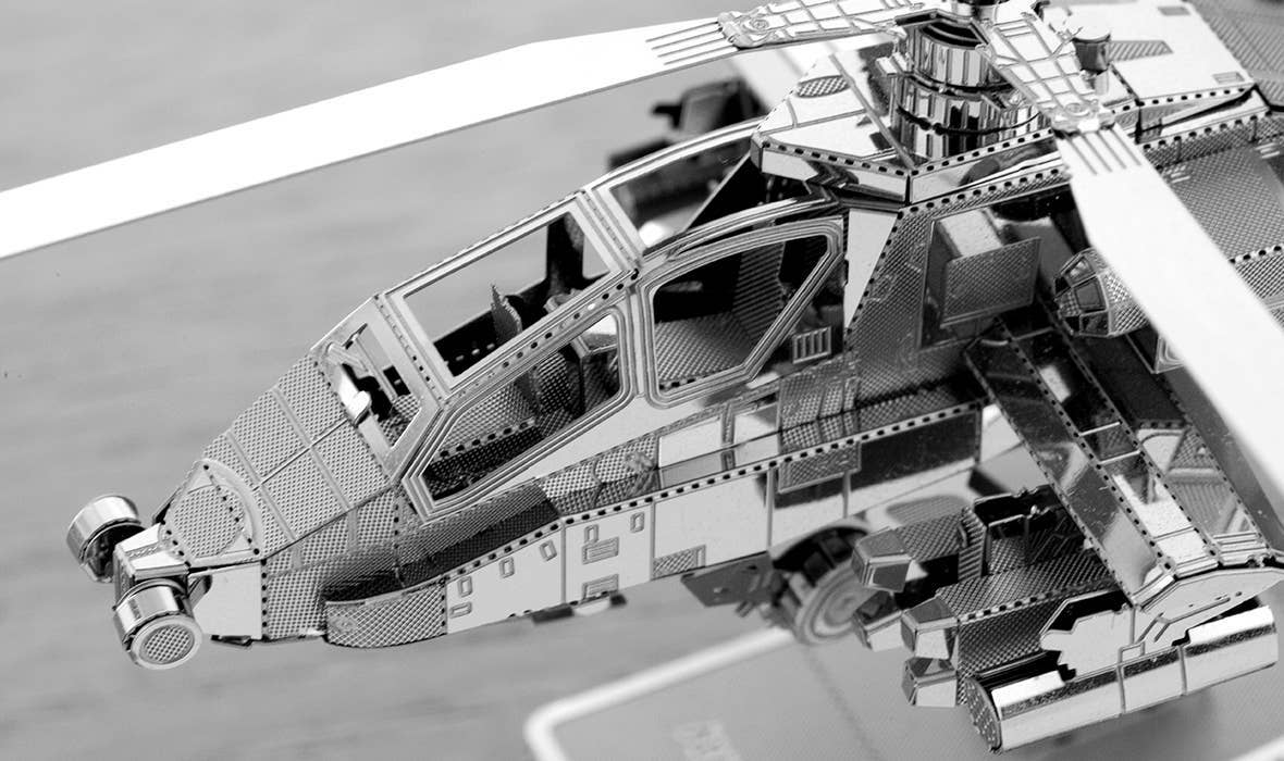 Metal Earth – wholesale DIY craft kit – Apache Helicopter3