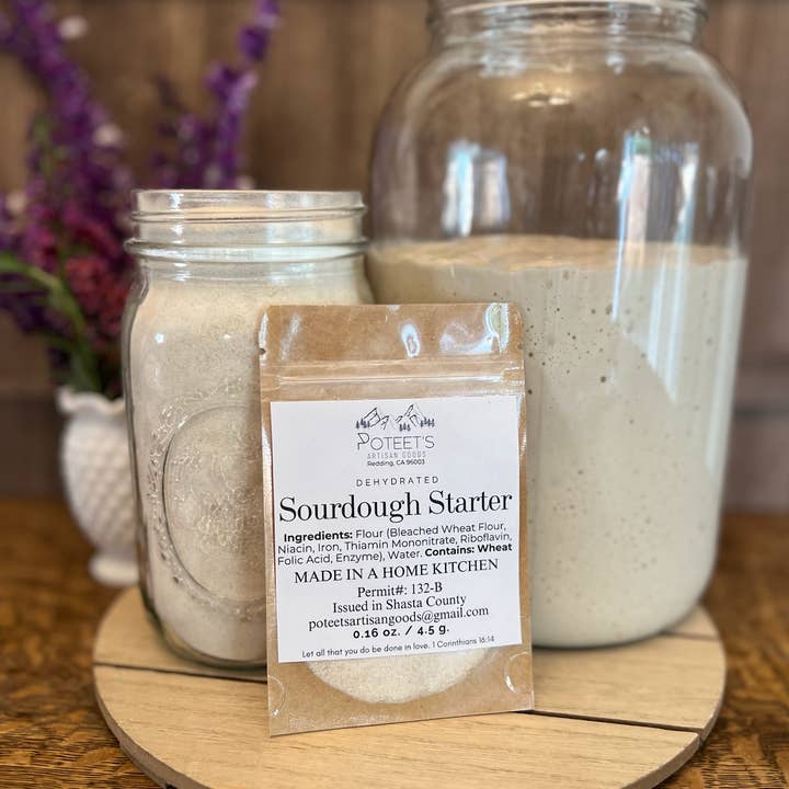 Poteet's Artisan Goods - Wholesale Yeast - Artisan Dehydrated Sourdough Starter3