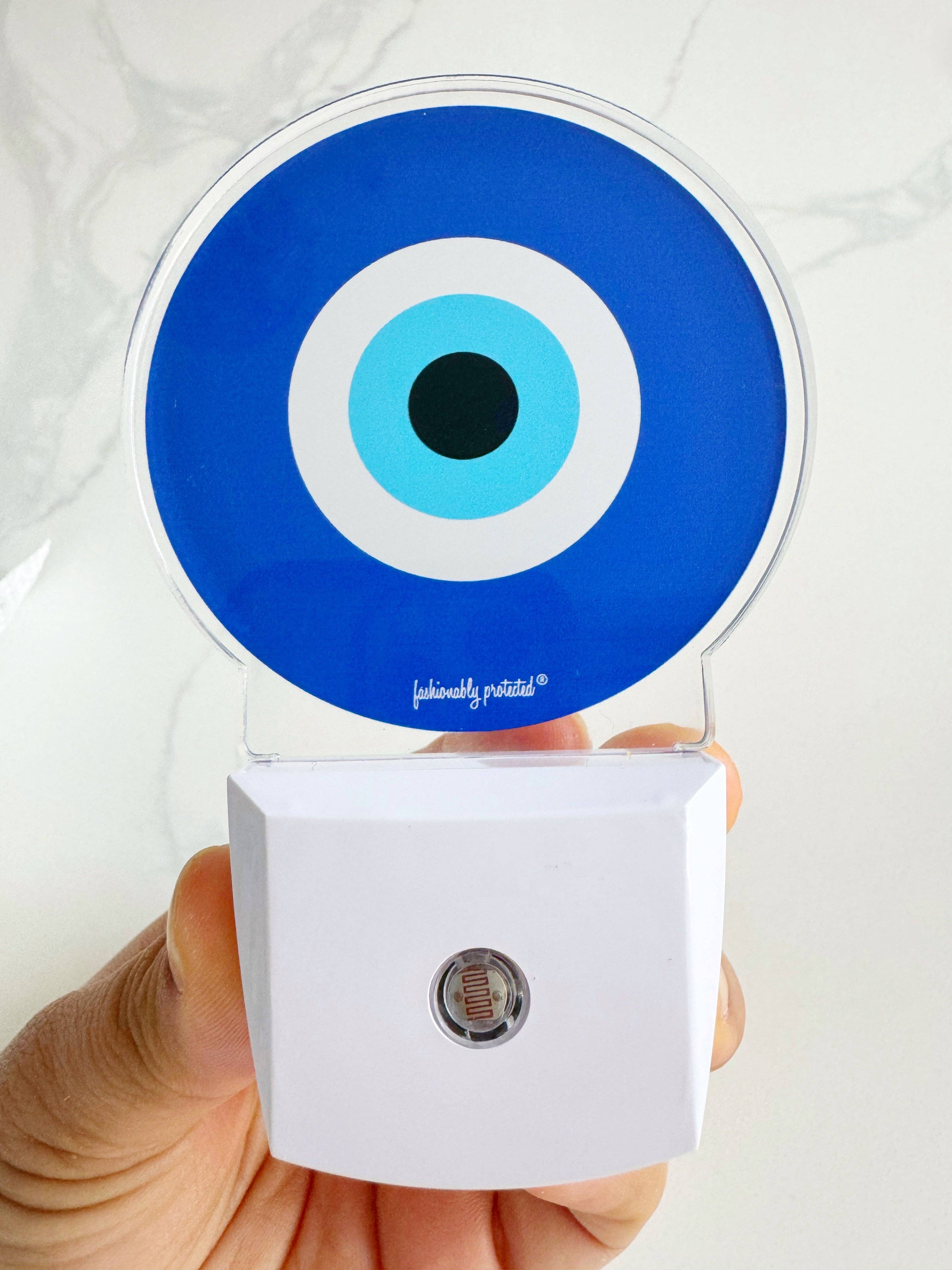 FRESHALAMODE / fashionably protected – wholesale Night light – Evil Eye Glow Sensor Plug In Light9