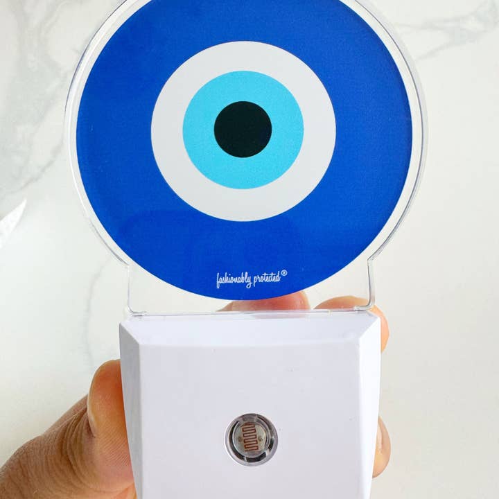 FRESHALAMODE / fashionably protected – wholesale Night light – Evil Eye Glow Sensor Plug In Light9