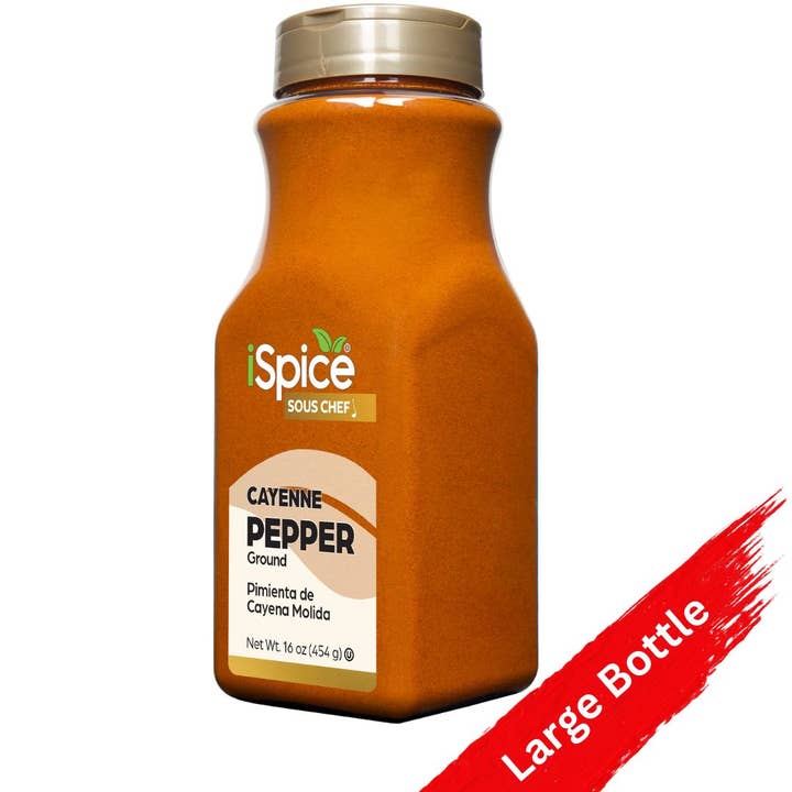iSpice - Wholesale Dried Spice - iSpice | Cayenne Red Pepper | 16 oz | Food Service Size | Kosher | Rich Aroma