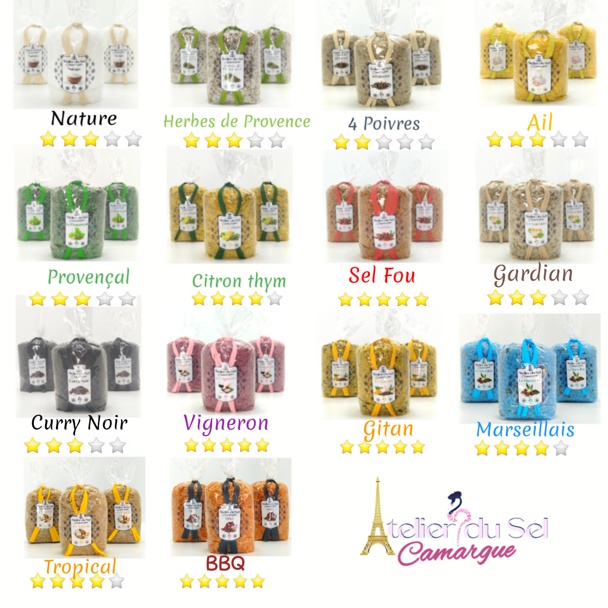 Atelier du Sel Camargue – Engroshandel Salt – BBQ-salt - 300 g5