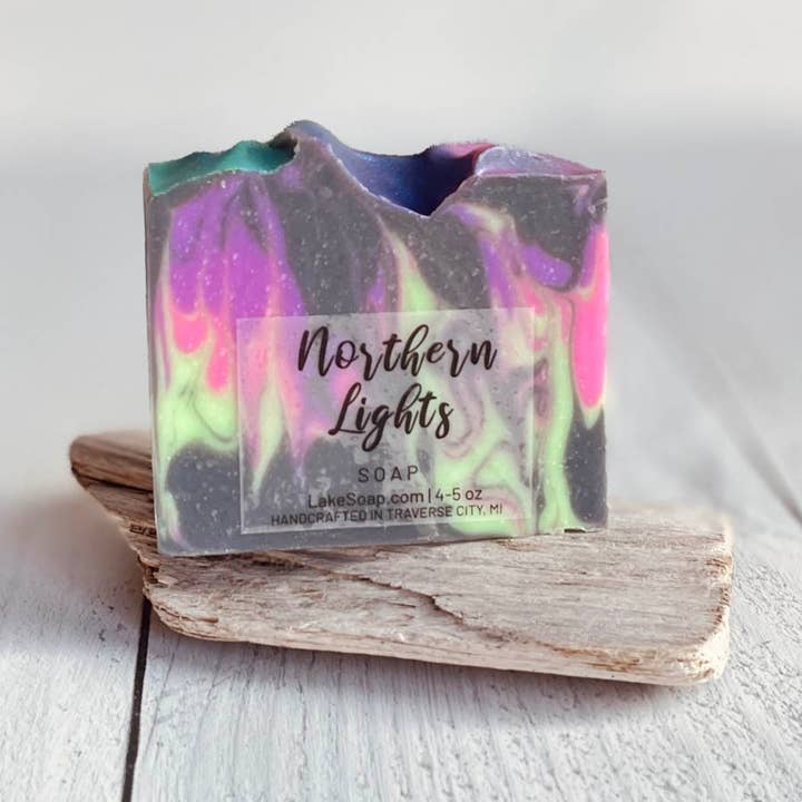 Northern Lights Soap for wholesale by Lake Soap Company