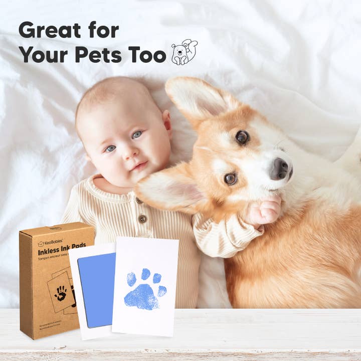 Candy 4Pk Inkless Ink Pad, Baby Footprint Kit, Dog Paw Print Kit for wholesale on Faire5