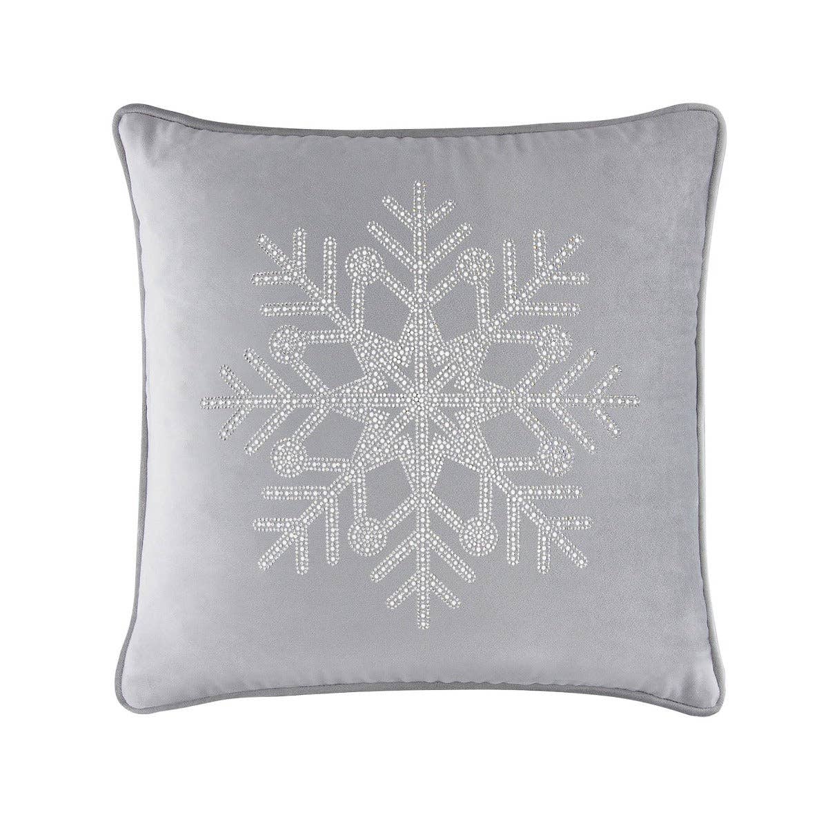Sparkles Home - Wholesale Throw/Decorative Pillow - Rhinestone Snowflake Pillow39